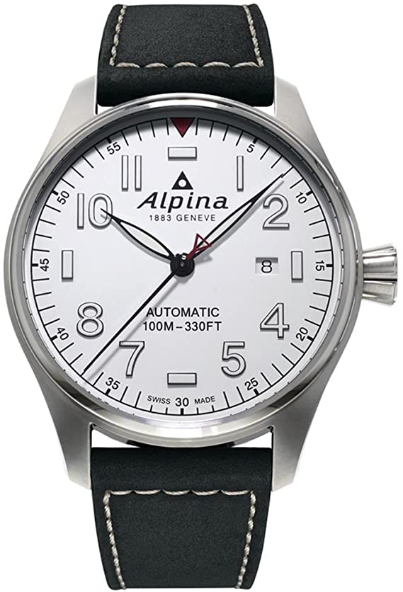 Alpina Pilot White Dial