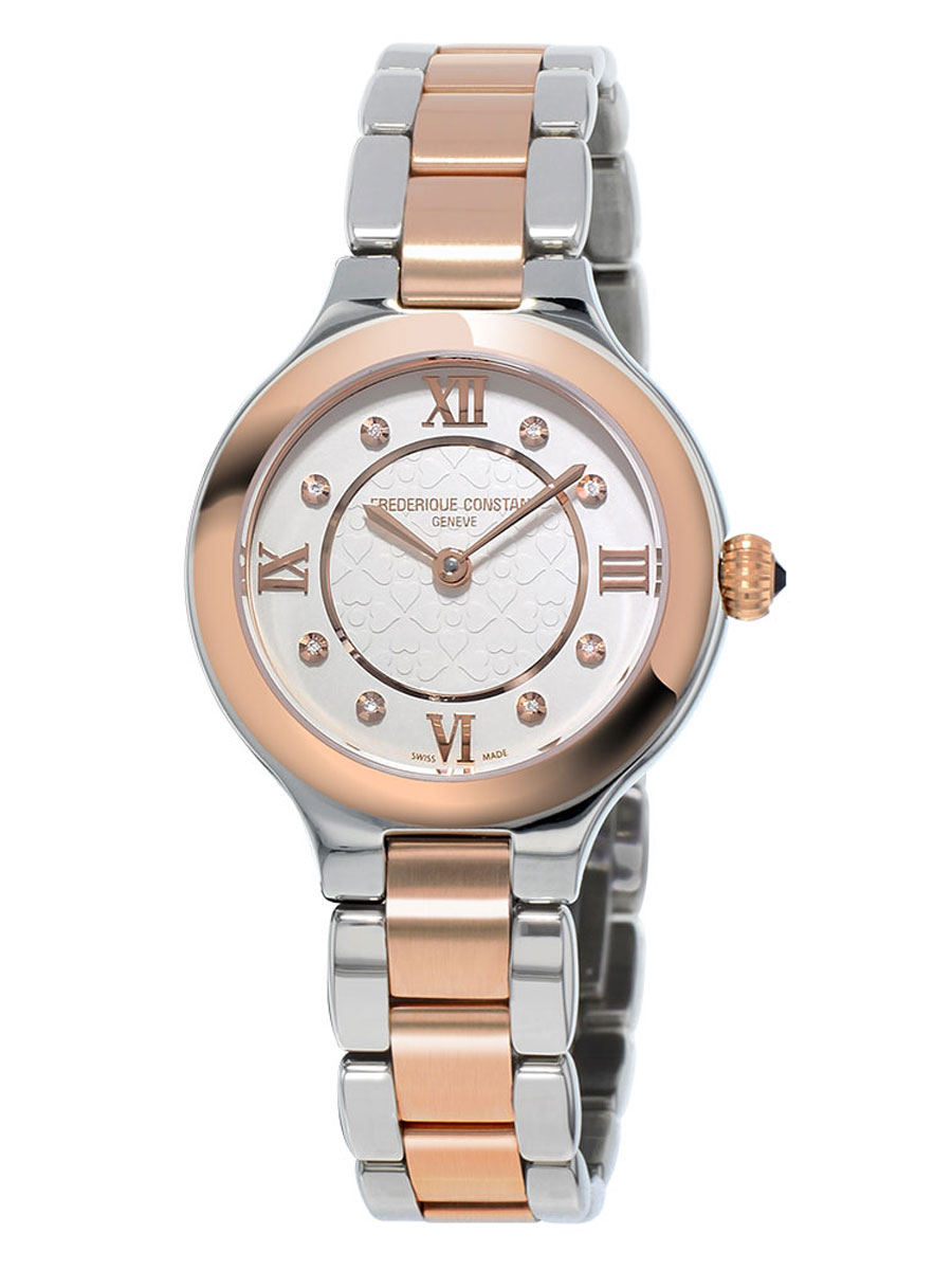 Frederique Constant Sat sa metalnom narukvicom i dijamantima