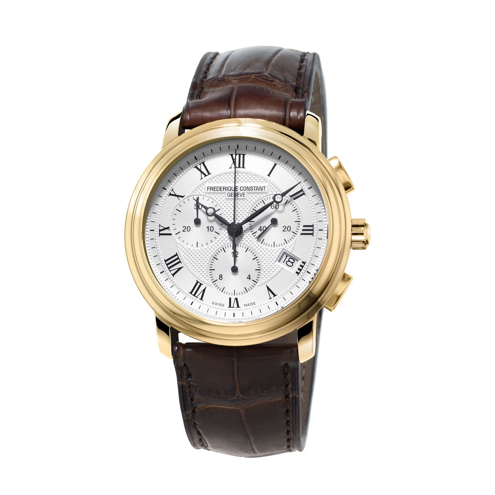 Frederique Constant Muški hronograf sat sa pozlatom