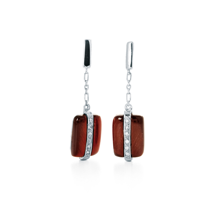 Srebrne Luxenter minđuše E752235