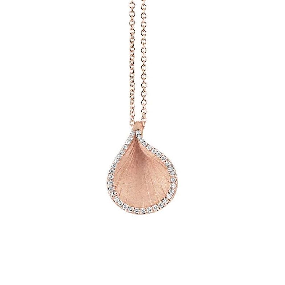 Ogrlica roze zlato Gpe20031p
