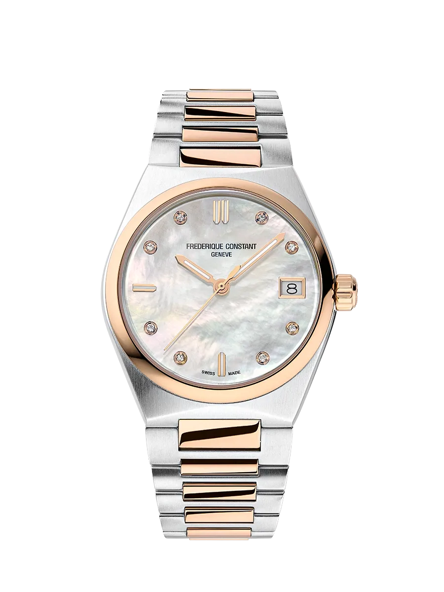 Frederique Constant Highlife quartz bicolor sat Fc-240mpwd2nh22b