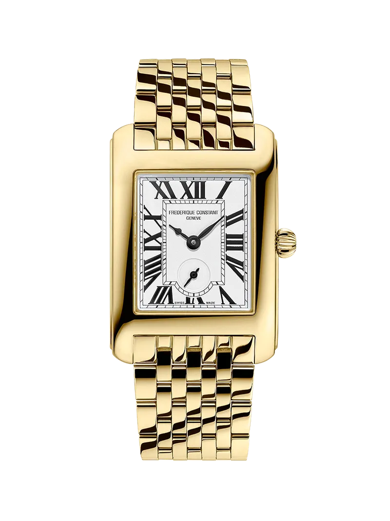 Frederique Constant Small Sec Carre Silver Dial FC-235S2C5B