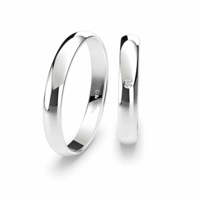 Saint Maurice Basic burme od platine sa dijamantom