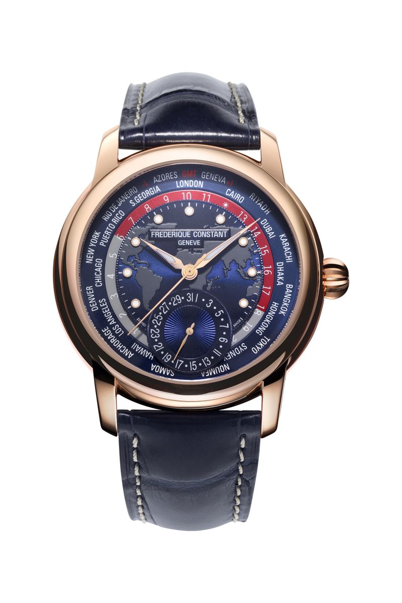 Frederique Constant Automatski sat Worldtimer Fc-718nrwm4h9