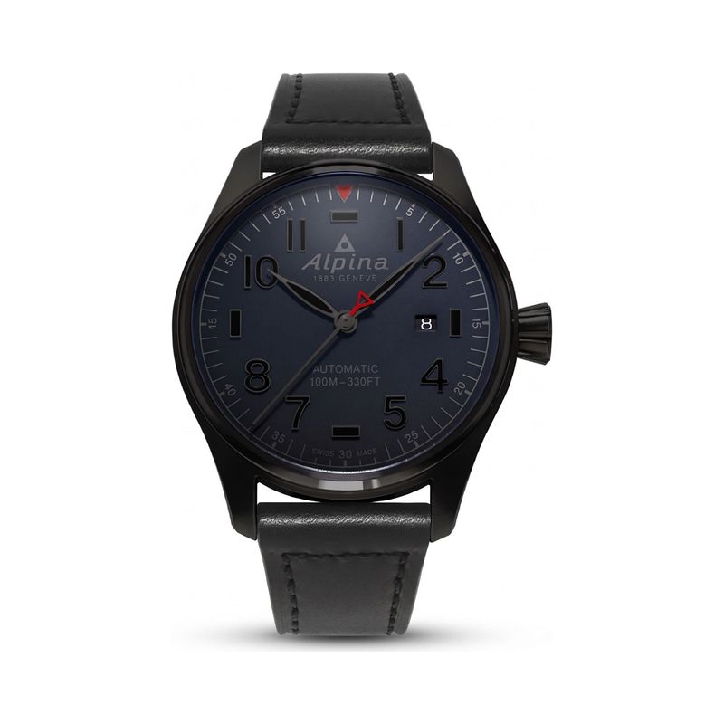 Alpina Pilot Black Dial
