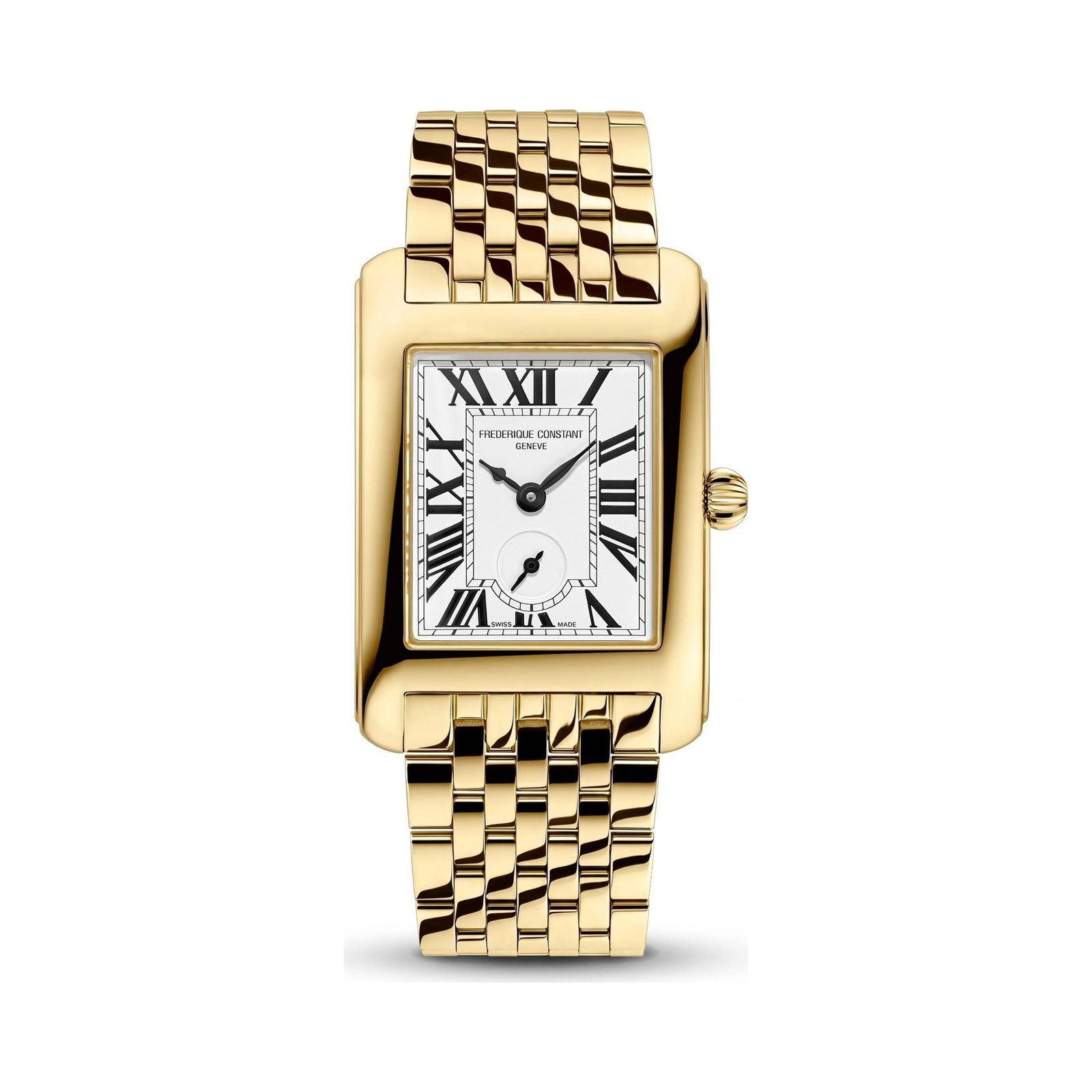 Frederique Constant Small Sec Carre Silver Dial FC-235S2C5B