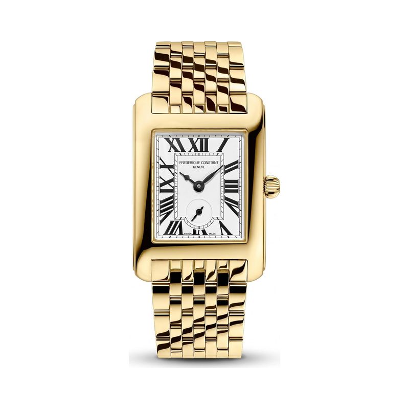 Frederique Constant Small Sec Carre Silver Dial FC-235S2C5B