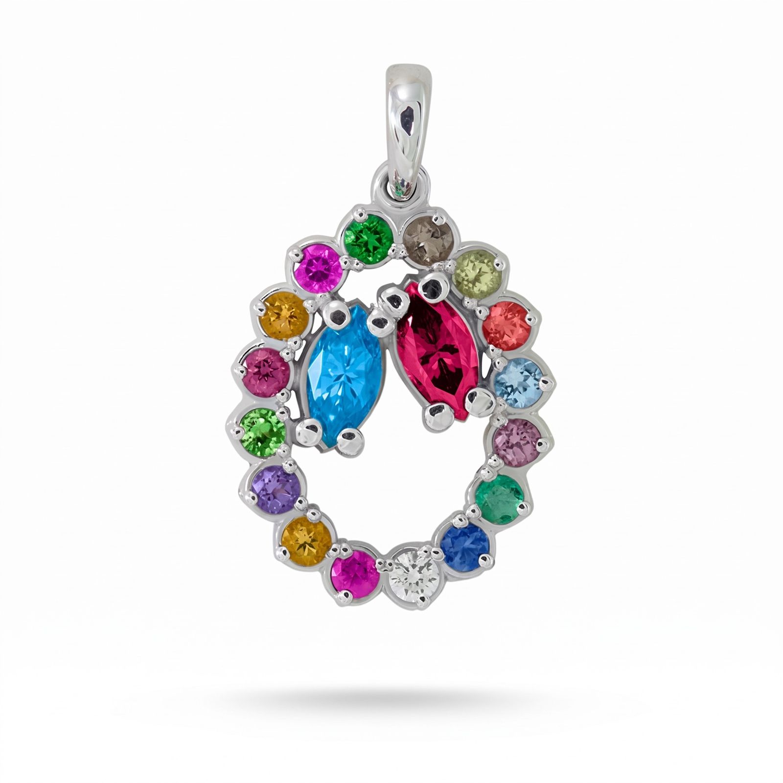 Elegantan Tutti Frutti privezak Xkv8061