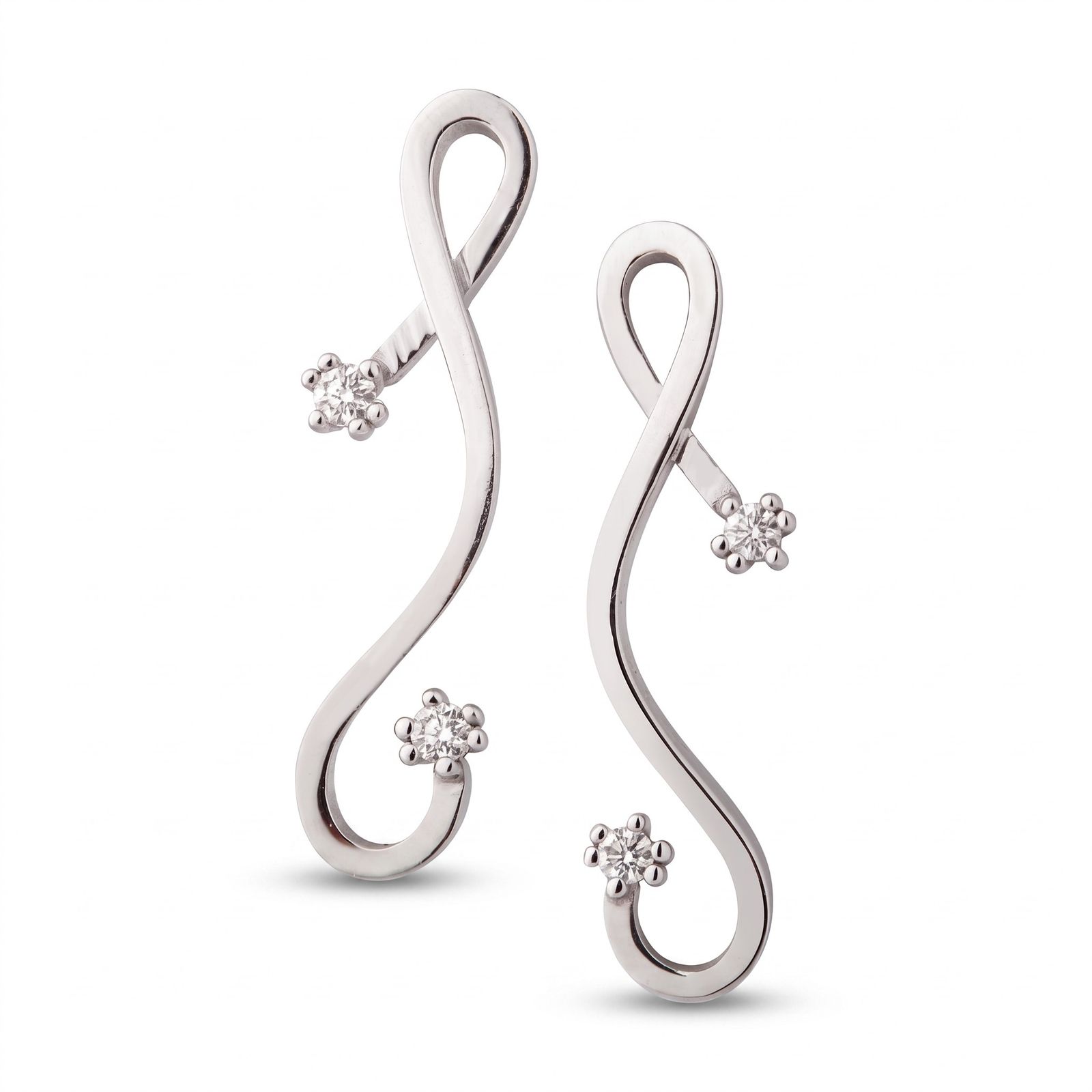 Elegantne minđuše od zlata Xmm0050