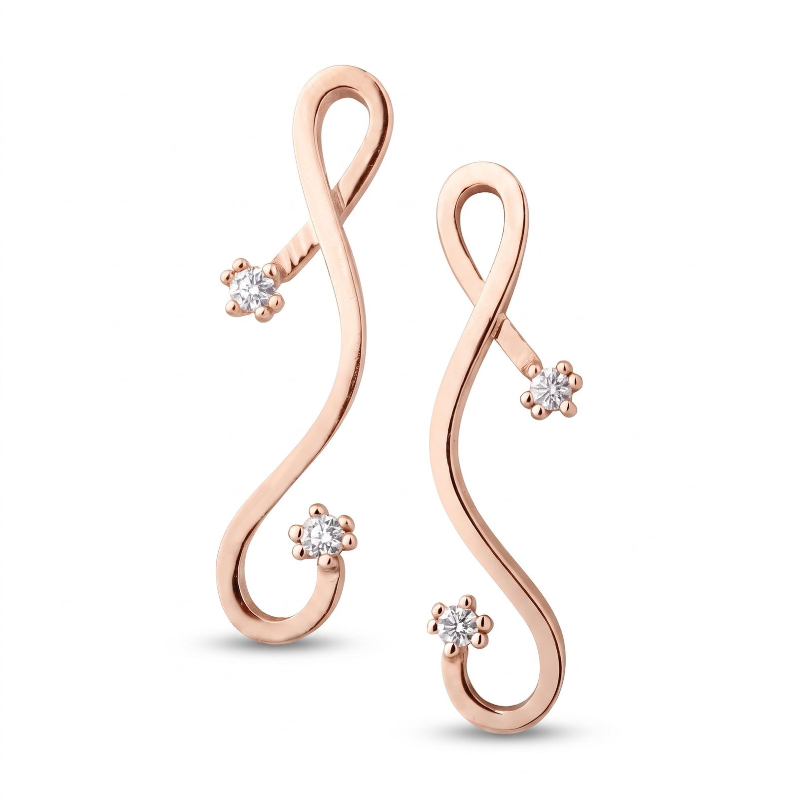 Elegantne minđuše od zlata Xmm0050