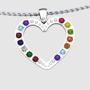 Privezak srce Tutti Frutti Xmv8464