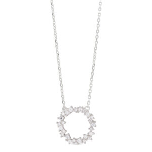 Elegantna ogrlica od srebra Nh05600