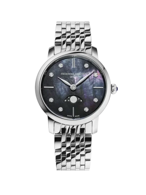 FC Classics Slimline Ladies Moonphase Fc-206mpbd1s6b